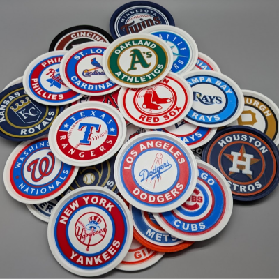 MLB Team Coasters - all teams pile