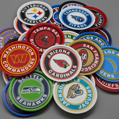 NFL Team Coasters - all teams pile