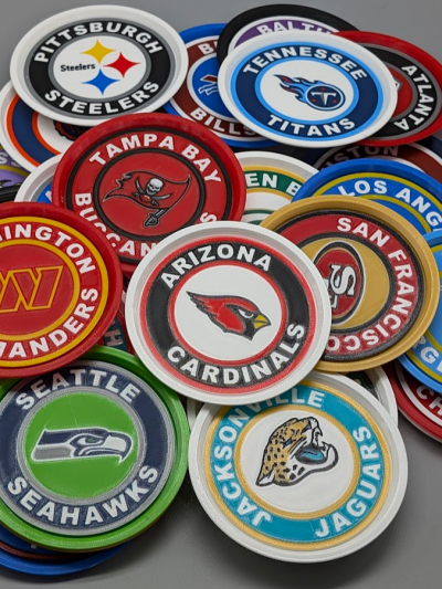 NFL Team Coasters - all teams pile
