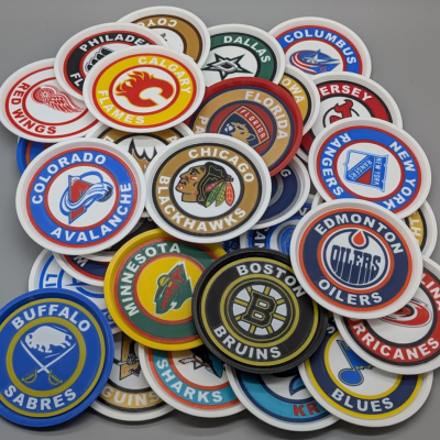 NHL Team Coasters - all teams pile
