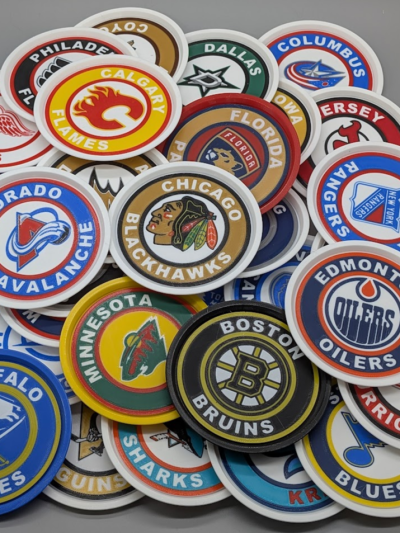 NHL Team Coasters - all teams pile