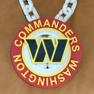 Spinner NFL Necklace - Washington Commanders