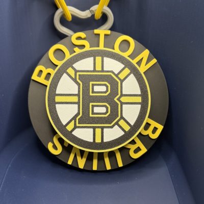 Boston Bruins spinner necklace
