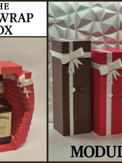 The Giftwrap Box folding door bottle display box