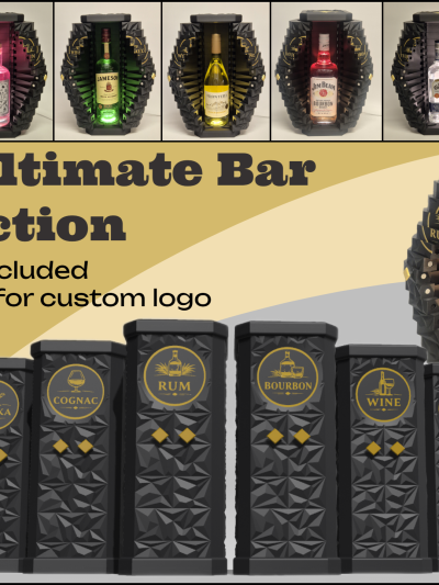 Ultimate Bar Collection folding door display box