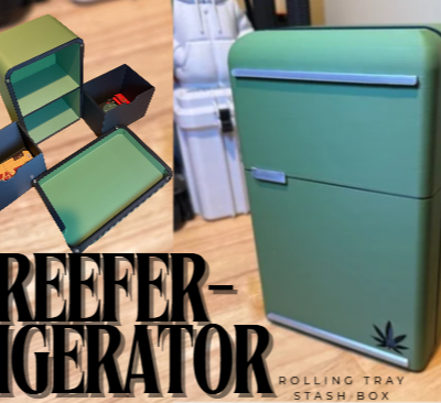 Retro Reefer Fridge Stash Box
