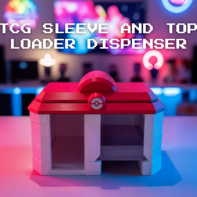 Trading Card Sleeve & Toploader Dispenser