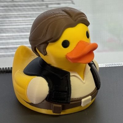 Han Solo inspired Episode IV character duck